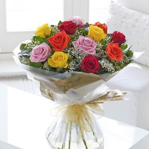 heavenly mixed roses