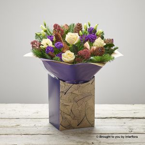 sweet sugarplum gift box of flowers