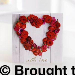 greeting card with love