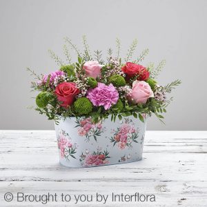 delicate floral arrangement