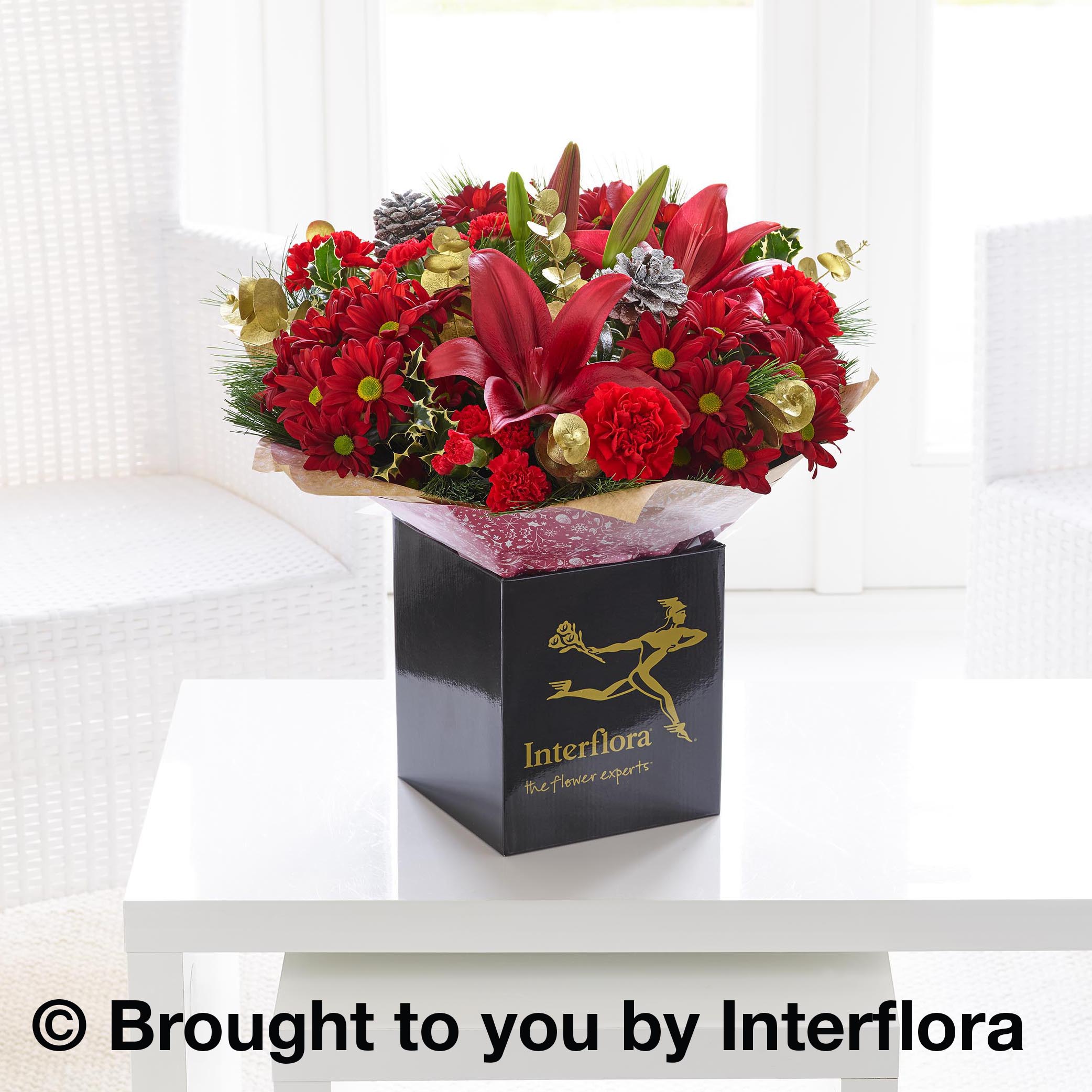 Christmas Cracker Bouquet Navan Flowers