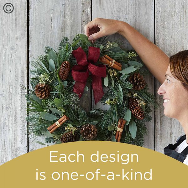 Festive Foliage Door Wreath