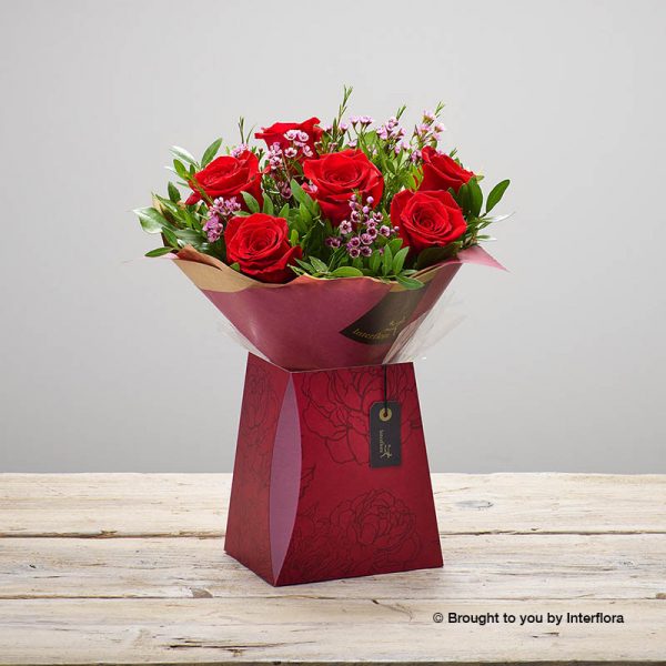 Six Red Rose Bouquet