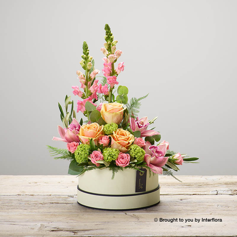 luxury floral hatbox