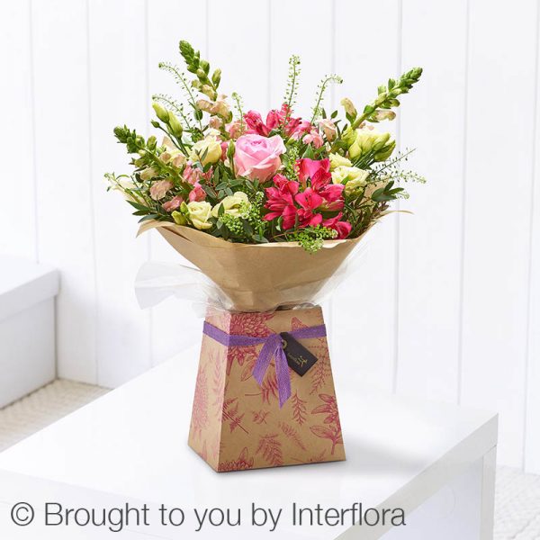 hot summer posy bouquet of flowers
