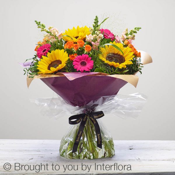 Wild at Heart Bouquet with Sunflowers