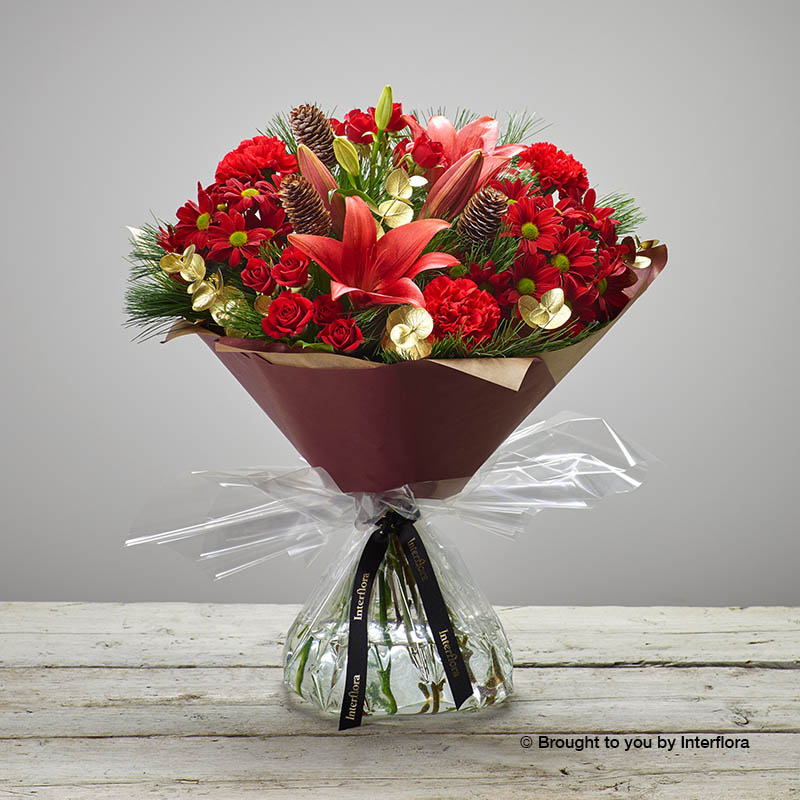 Christmas cracker hand-tied