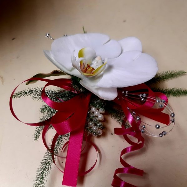 Debs corsage with Orchid