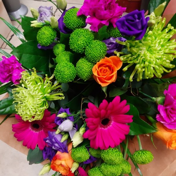 vibrant bouquet of flowers